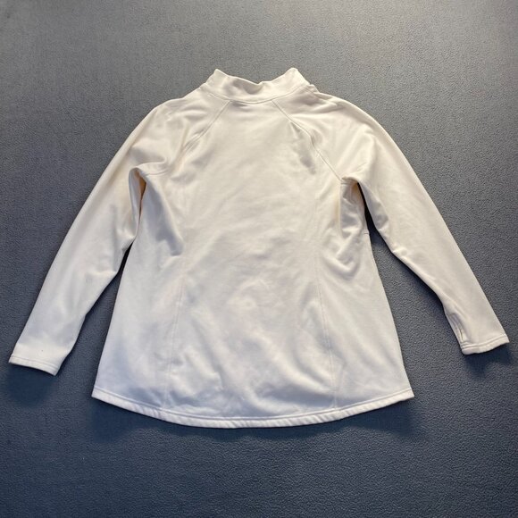 The North Face Sweatshirt Women 2X Plus Ivory White Full Zip Jacket Outdoor - Picture 2 of 12